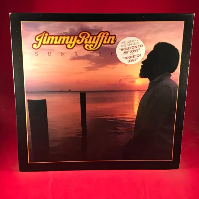 JIMMY RUFFIN Sunrise 1980 UK VINYL LP Robin Gibb BEE GEES Hold On to my love