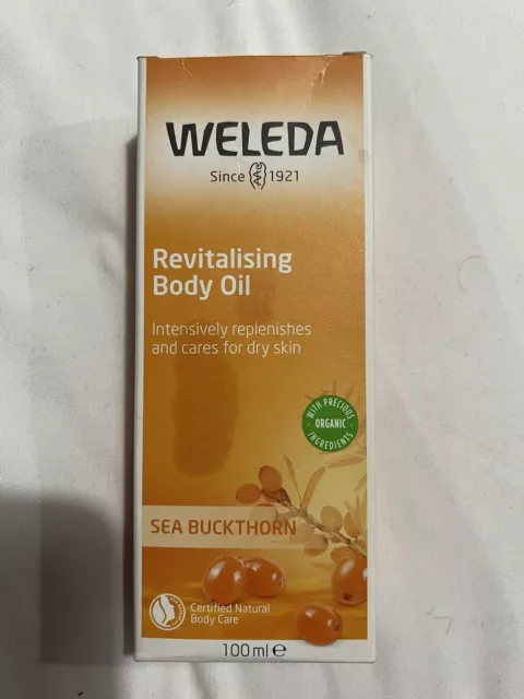 Weleda Sea Buckthorn Revitalising  Body Oil for Dry Skin 100ml