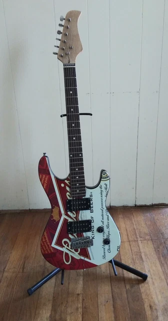 Vintage RARE Budweiser King of Beers Electric Guitar LOCAL PICK UP ONLY