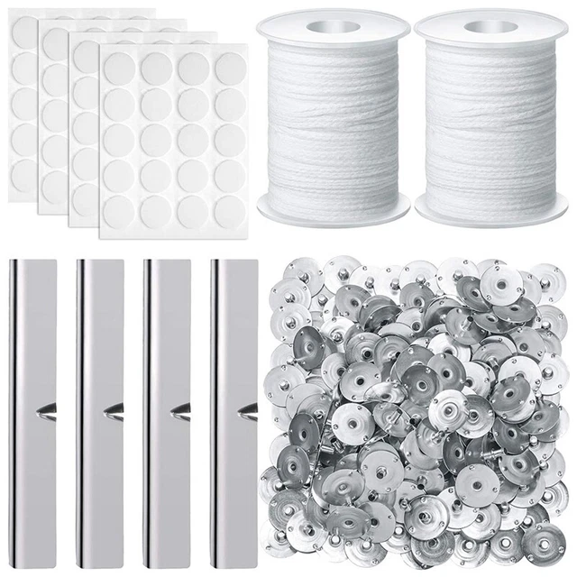 Kit de fabricación de velas hágalo usted mismo, mechas de velas, herramienta de centrado de velas, vela L1A2