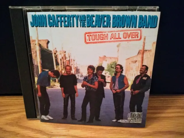 John Cafferty & The Beaver Brown Band CD Tough All Over 1985 First Press Rare