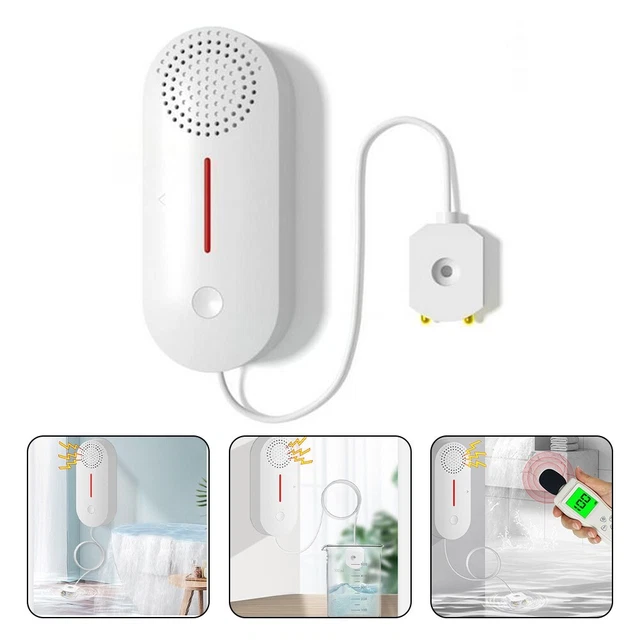 FOR TUYA SMART Water Leak Sensor with Overflow and Low Water Monitoring ...