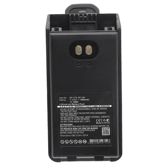 Ricambio Batteria Bp-195 Bp-196 Batteria NiMH 9.6V 1700mAh Per - Foto 8