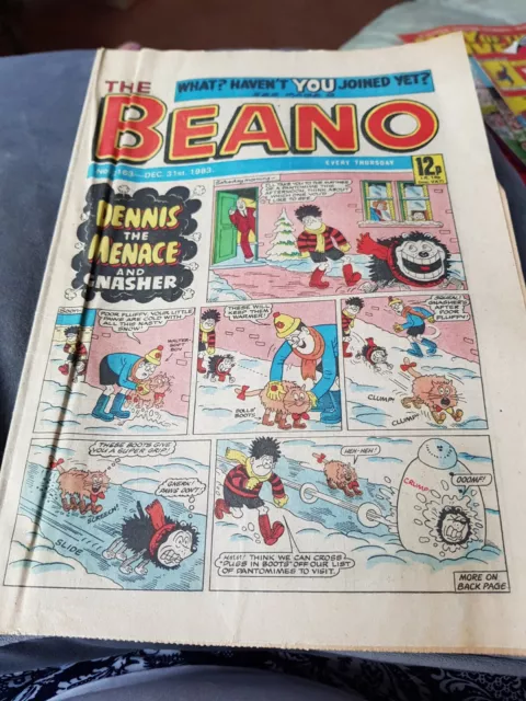 The Beano Comic No 2163 December 31st 1983