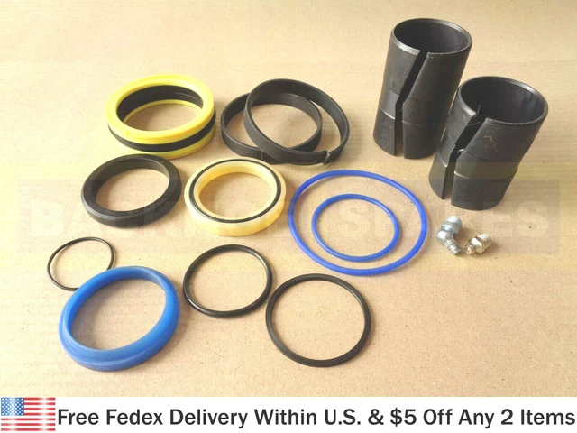 thumbnail interactive-video image 1 of JCB Genuine Hydraulic Cylinder Seal Kit 40mm Rod X 70mm Cylinder (991/00025) 1 of 6