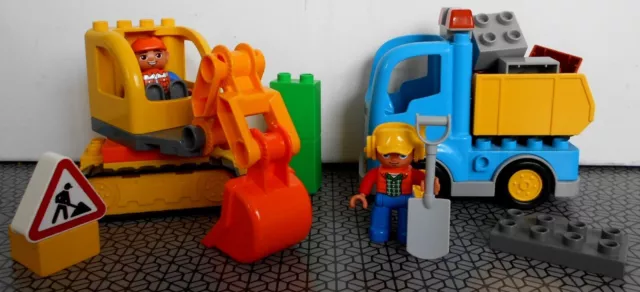 Lego®duplo®ma ville 10931 - le camion et la pelleteuse, jeux de  constructions & maquettes