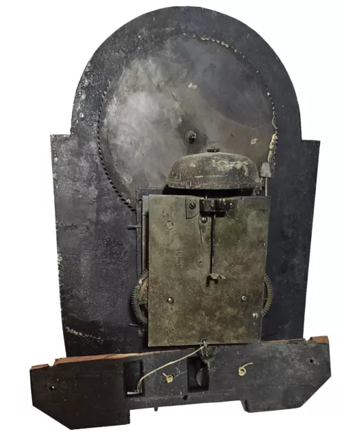 Antique Longcase Grandfather Clock Dial & Movement Birley Birmingham 2