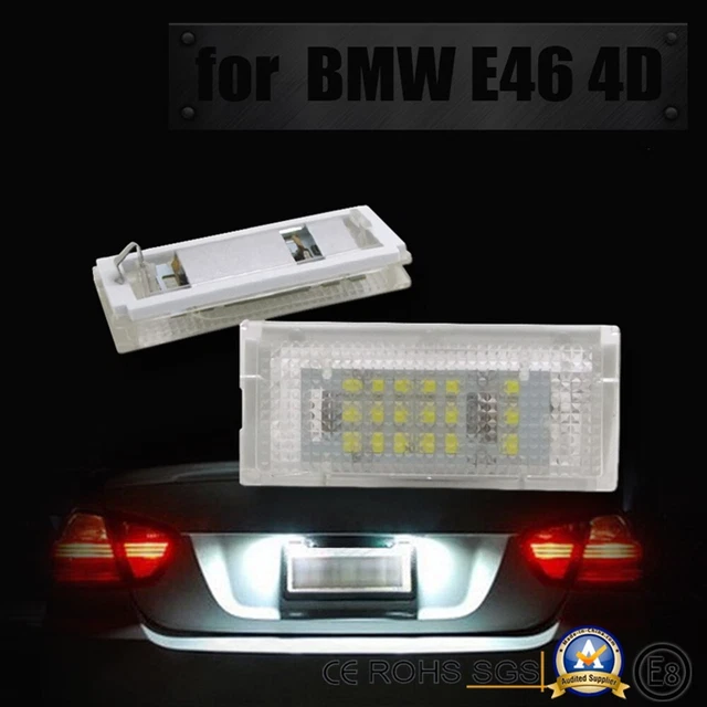 For Touring E46 4D/5D Plaque Immatriculation Phare Voiture Accessoires Prise Et