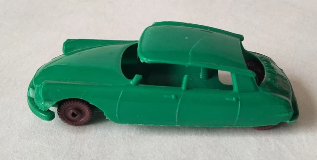 Vtg DS 19 Citroen BONUX Echelle 1/64 Serie de 25 modeles Autorisation Citroen