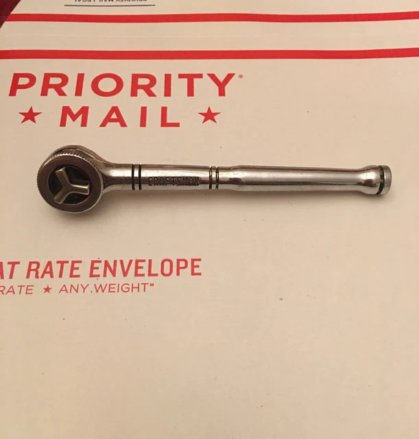 CRAFTSMAN 9 43795 Thumb Wheel 1/4 Drive RATCHET WRENCH USA 16.00
