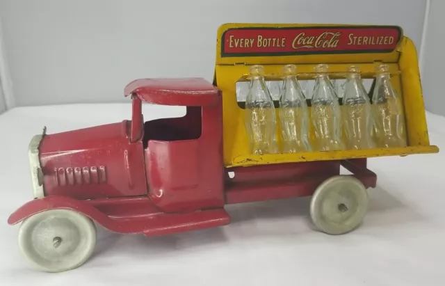 Vintage 1930's Coca-Cola Bottling Truck , Toy / Collectible