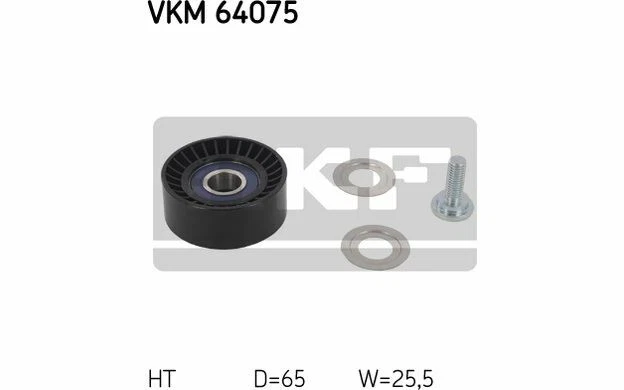 SKF Galet tendeur (courroie d'accessoire) VKM 64075 - Pièces Auto Mister Auto