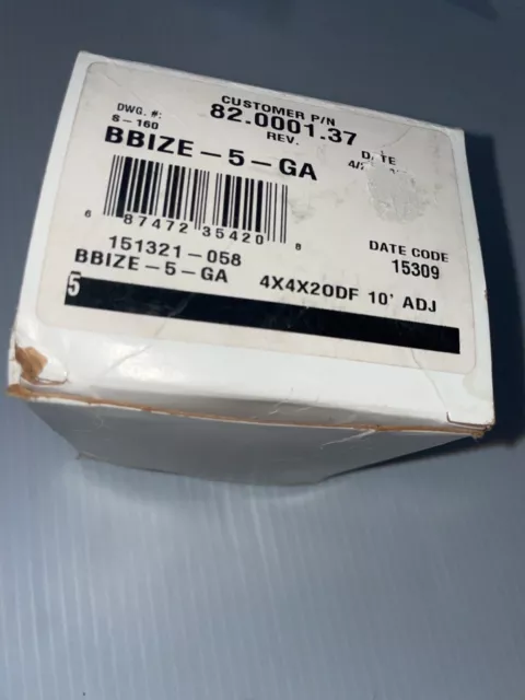 New Sporlan BBIZE-5-GA Thermal Expansion Valve 151321-058