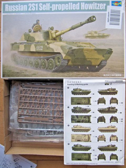 Trumpeter 1/35 Obusier Automoteur Russe 2S19 152mm - Maquette Neuve AR0034422