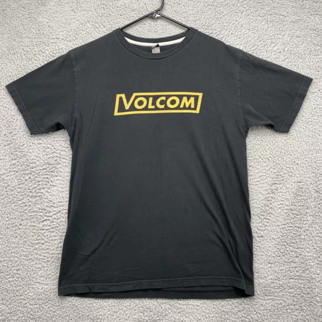 Volcom Stone Shirt Adult Large Black Short Sleeve Skateboarding Surfing Surf Men