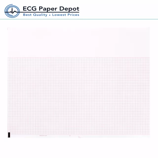 ECG Paper EKG Thermal Recording 3 Pack per Case 8.50"x11" Burdick FREE Shipping