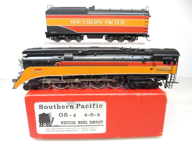 Westside Model Co. Brass HO SP Southern Pacific 4-8-4 GS-4 Daylight Locomotive