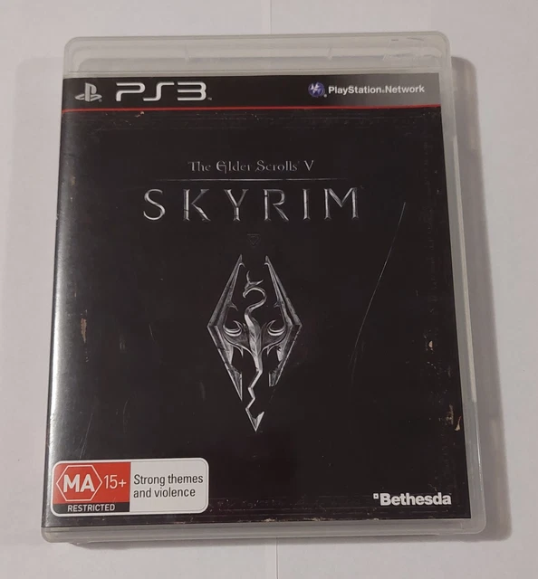 The Elder Scrolls V Skyrim + Manual - Sony PlayStation 3 - PS3 Game - Free Post.