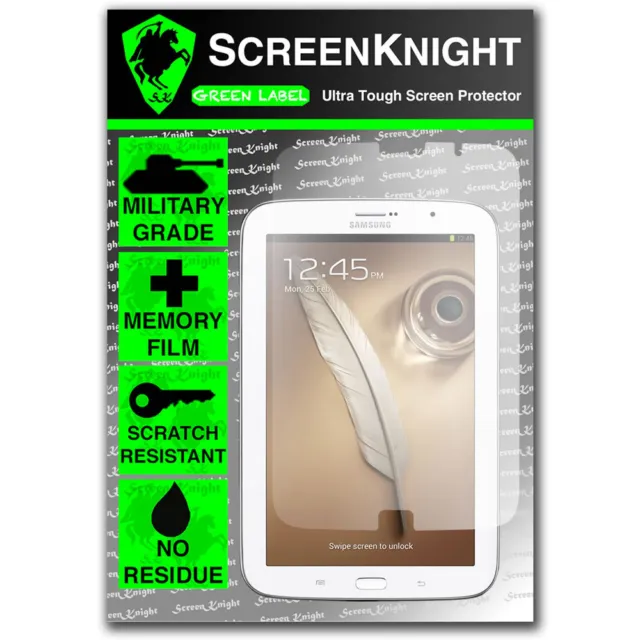 ScreenKnight Samsung Galaxy Note 8.0" SCREEN PROTECTOR invisible Military Shield