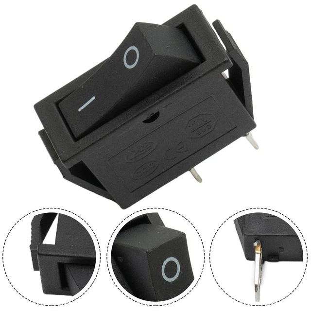 ON-OFF ROCKER SWITCH 2 Position SPST 16A For Treadmill 240Vac Car Dash ...