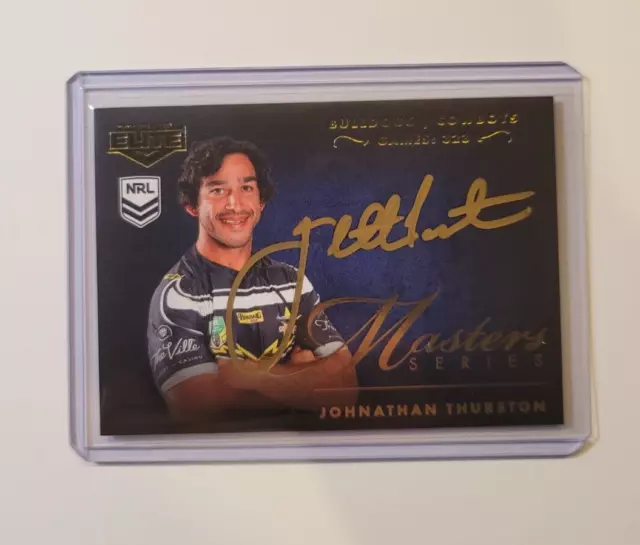 2023 Nrl Elite Masters Signature Cowboys Johnathan Thurston - Mss3 - #030 /110