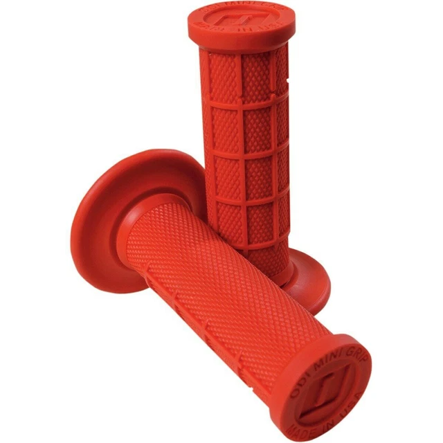 ODI Mini MX Metà Waffle Maniglie Manopole Manubrio Grip Rosso