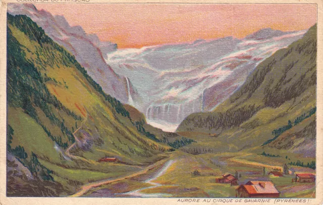 Carte postale ancienne postcard HAUTES-PYRENEES GAVARNIE cirque aurore phoscao