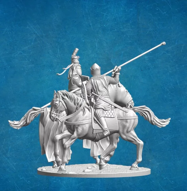 Robert the Bruce vs Sir Henry Bohun Vignette Bannockburn Braveheart 28 mm (1/56) 3