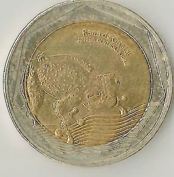 Colombia 500 Pesos Bi-Metal GLASS FROG "Rana da Cristal" coin (2012-Present) #6