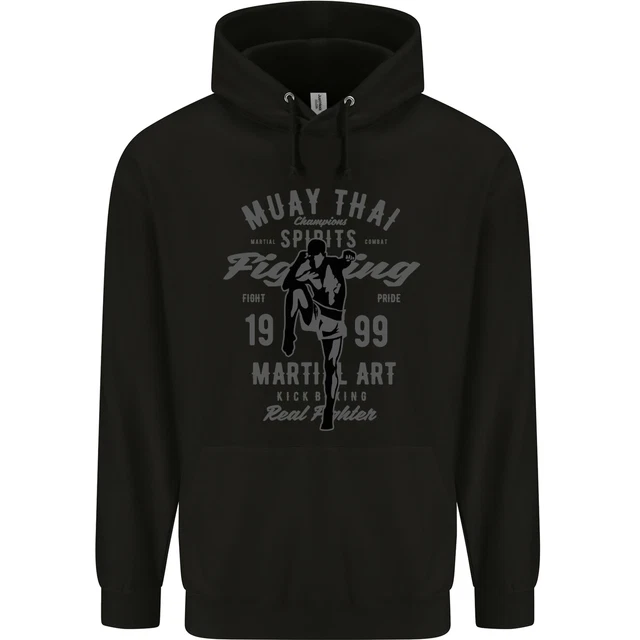 Muay Thai Fighting MMA Martial Arts Gym Childrens Kids Hoodie