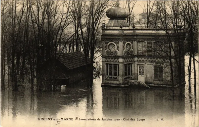 CPA NOGENT-sur-MARNE - Floods of Janvir 1910 - Cité des Loups (659380)