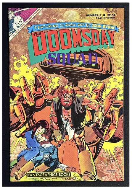 Doomsday Squad #3 Fantagraphics Comics 1986 1st Color Usagi Yojimbo VF/NM 9.0