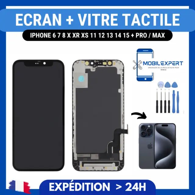 Ecran Oled + Vitre Tactile Iphone X Xs Xs Max 11 12 13 14 + Pro Max