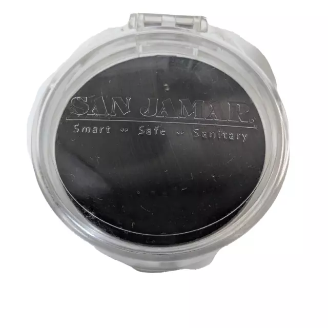 Water Cup Dispenser 3 To 5 Oz Cups San Jamar C4150ss  Stainless Steel with Cap