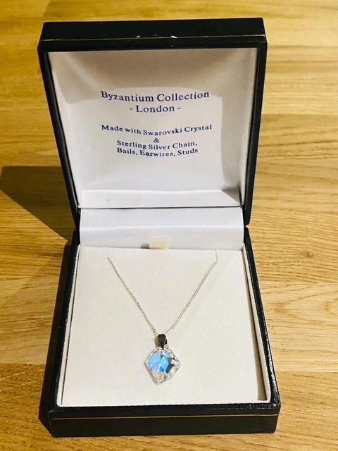 BYZANTIUM COLLECTION LONDON Swarovski Crystal Necklace 925