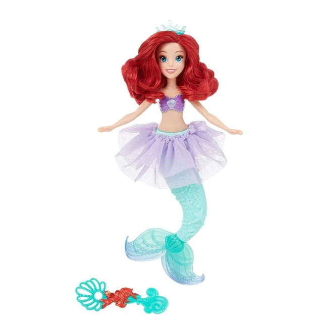 THE LITTLE MERMAID Disney Princess Bubble Tiara Ariel 12" Bath Doll
