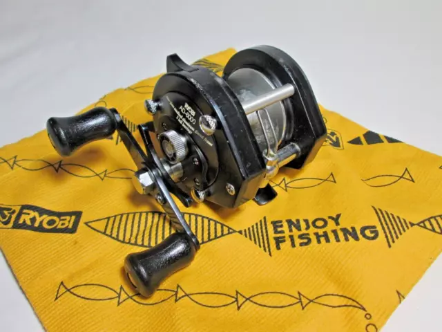 RYOBI AD-6000 BAITCAST Fishing Reel Vintage 2 Ball Bearings Untested $39.99  - PicClick