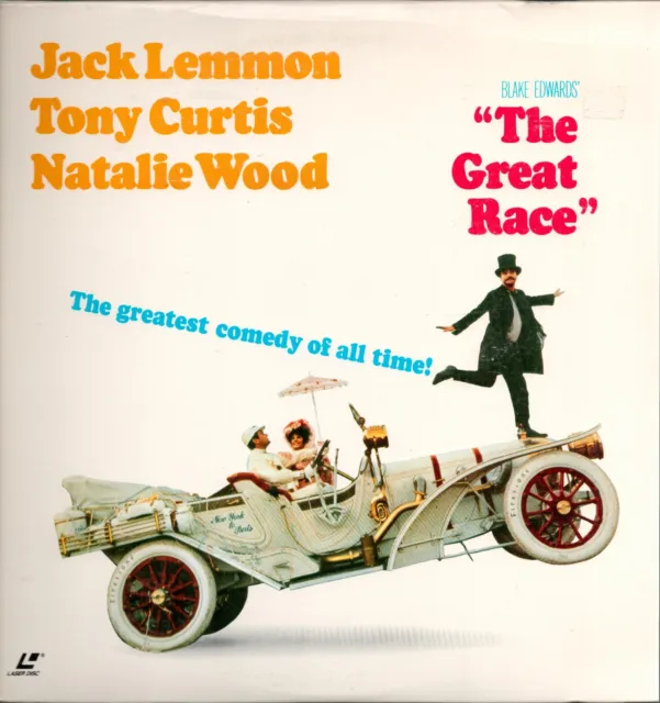 The Great Race Laserdisc Tony Curtis & Natalie Wood Warner