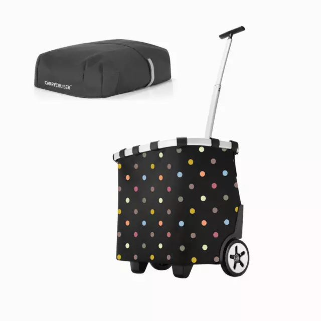 reisenthel carrycruiser mit cover Einkaufskorb mit Rollen Deckel dots 40 L