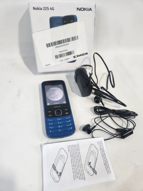 Nokia 225 4G TA-1282 GSM Unlocked Phone - Classic Blue