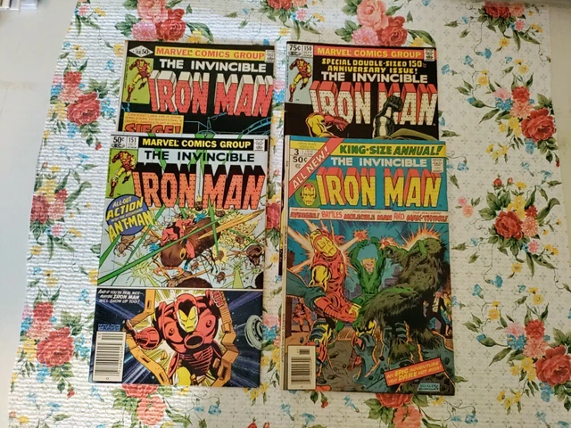 INVINCIBLE IRON MAN #148 150 151 ANNUAL 3-DR. DOOM/BRONZE AGE LOT (Marvel, 1981)