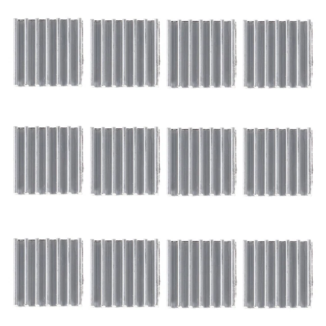 24 pz dissipatore di calore radiatore chip radiatore con nastro adesivo elettronico