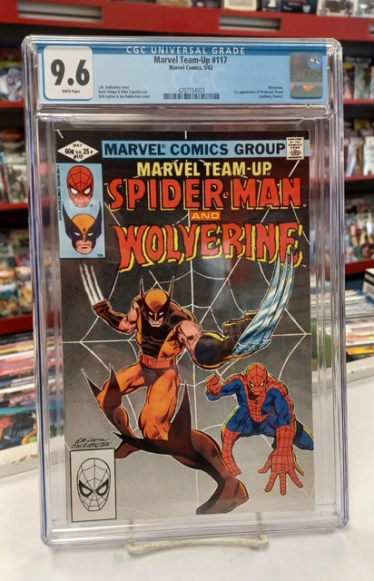 MARVEL TEAM-UP #117 (Marvel Comics, 1982) CGC Graded 9.6 ~Wolverine ~White Pages