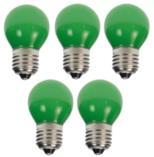 5er Set grüne LED Deko Tropfenlampe Party Glühbirne Biergartenkette Tropfen 230V