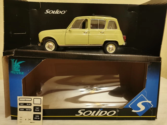 Solido Prestige 1/18 CITROËN 2CV Découvrable 1966 – Beige – Réf. 8029