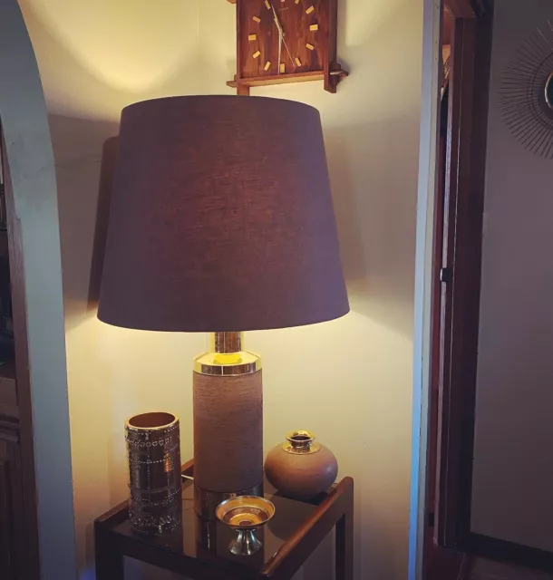 Bitossi Mid Century Lamp Gold