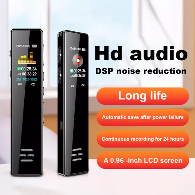 Mini Digital Audio/Sound/Voice Recorder Portable Recording Device Dictaphone NEW