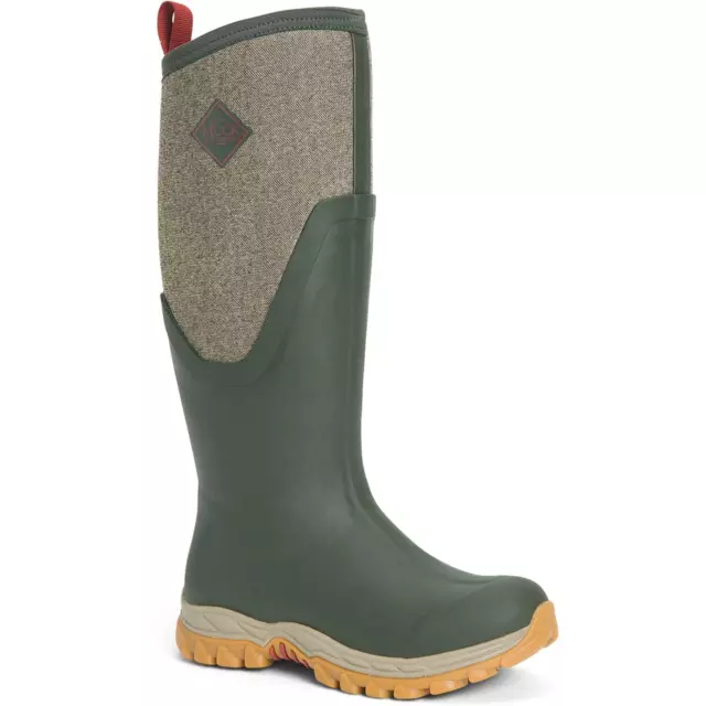 Muck Boots Arctic Sport II Tall ladies olive warm fleece lined wellington boots