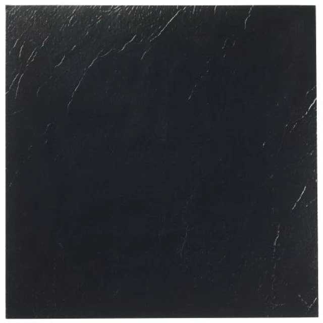 Azulejos de vinilo autoadhesivos Nexus de 12 pulgadas, 20 azulejos - 12" 20 negros
