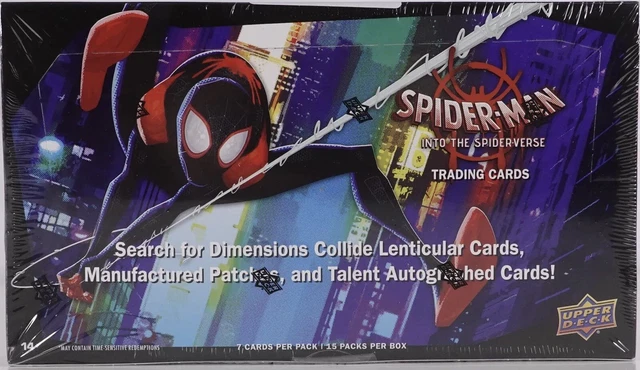 Marvel Spider-Man Into The Spider-Verse Trading Cards Hobby Box Upper Deck 2022